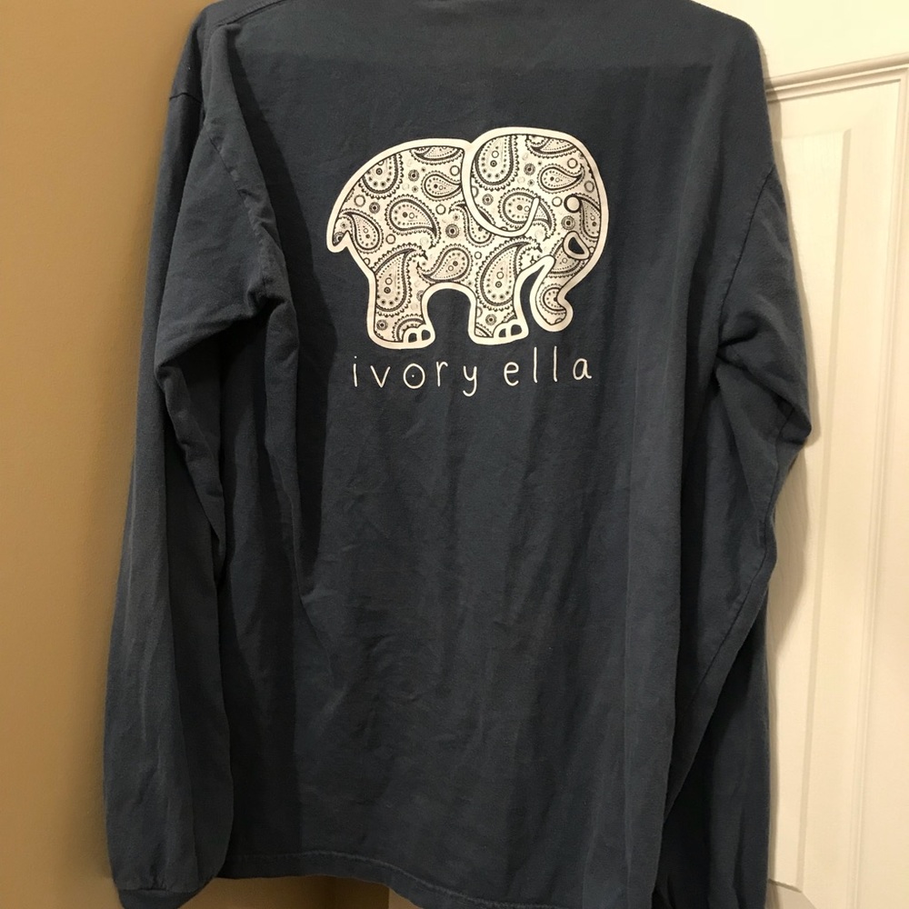 IVORY ELLA LONG SLEEVE TEE